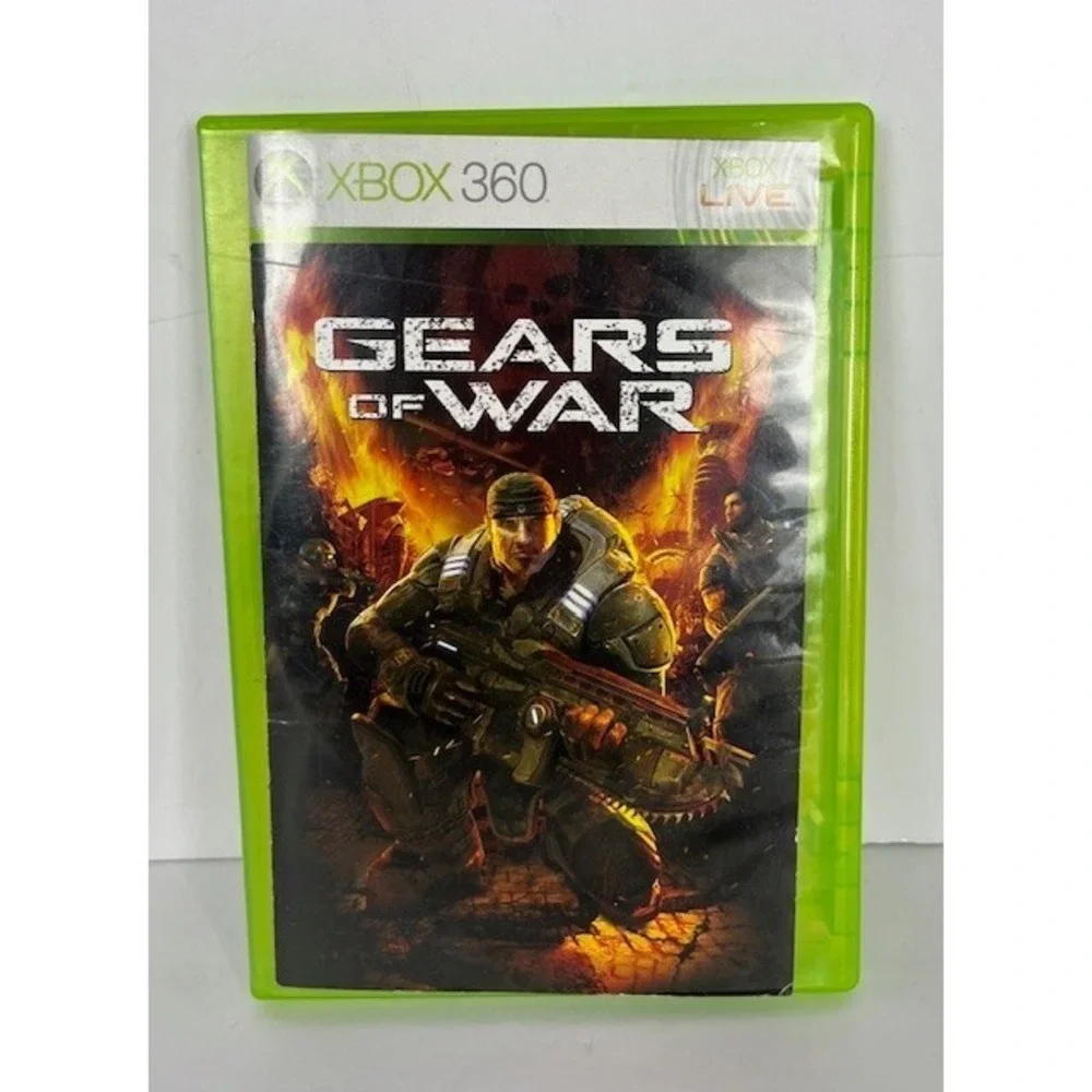 Gears of War (Microsoft Xbox 360, 2006) CIB Complete w/ Manual